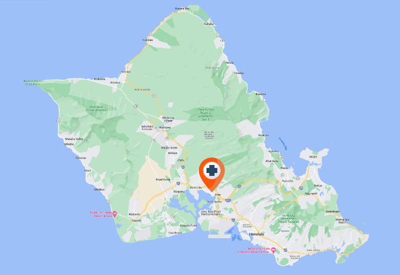 cloudwell-health-in-person-care-clinic-aiea-oahu-hawaii-map